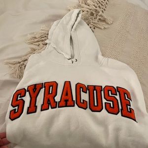 White Syracuse hoodie